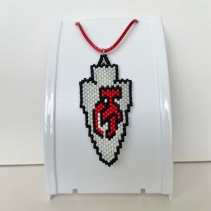 Handmade Kansas City Chiefs Arrowhead Necklace/keychain